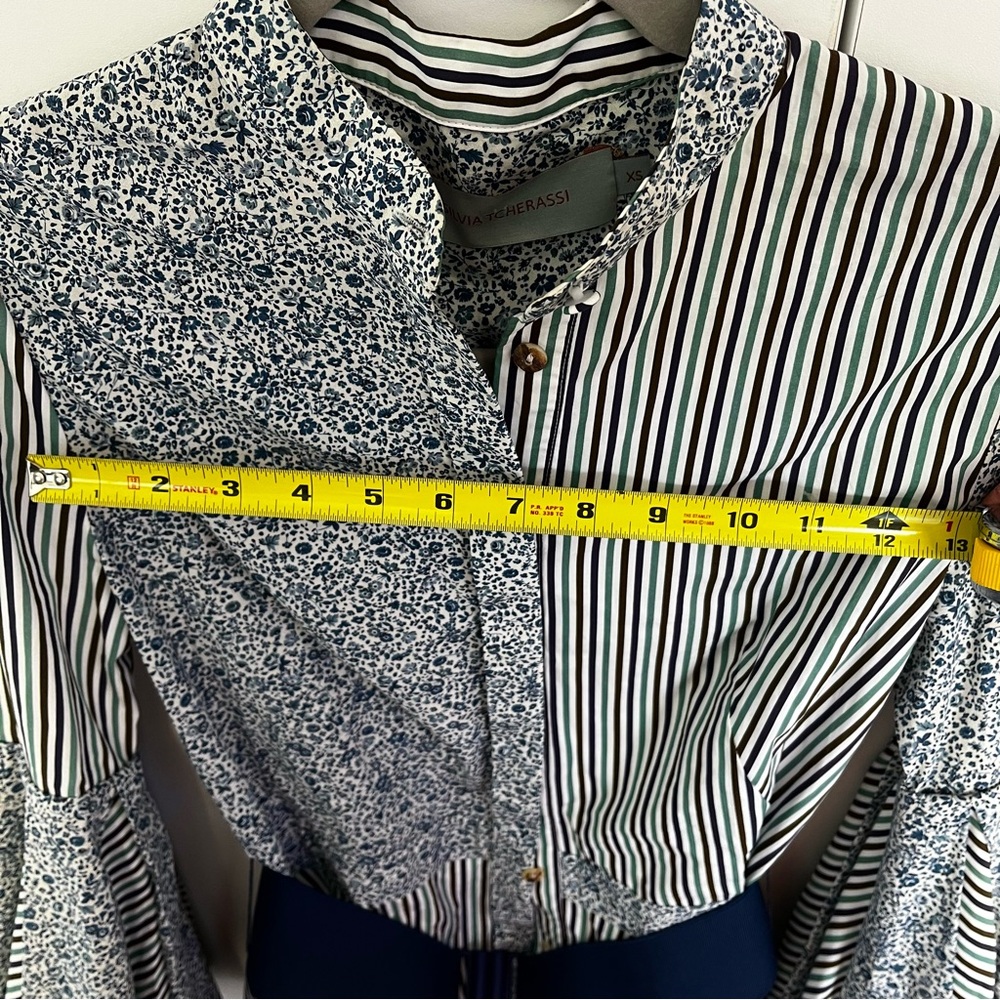 Silvia Tcherassi cotton puffed sleeves blouse - Picture 10 of 12